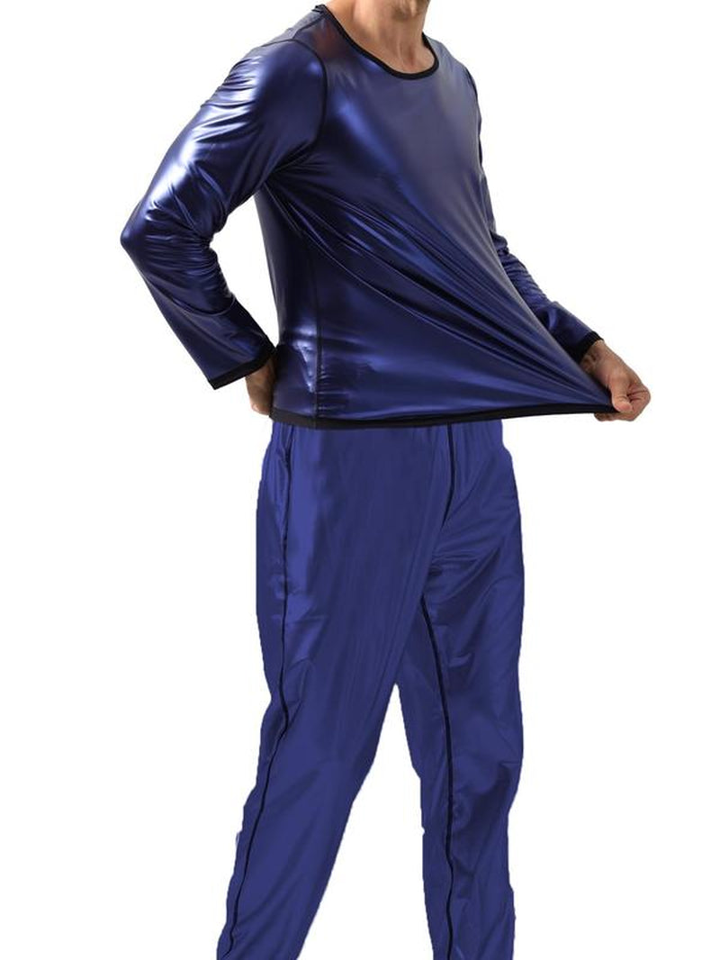 Tracksuits Elastic Waist Sauna Suit Set